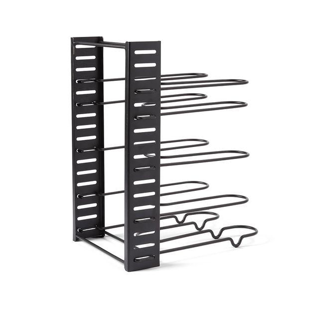 Cookware Storage Rack, Black - Anko