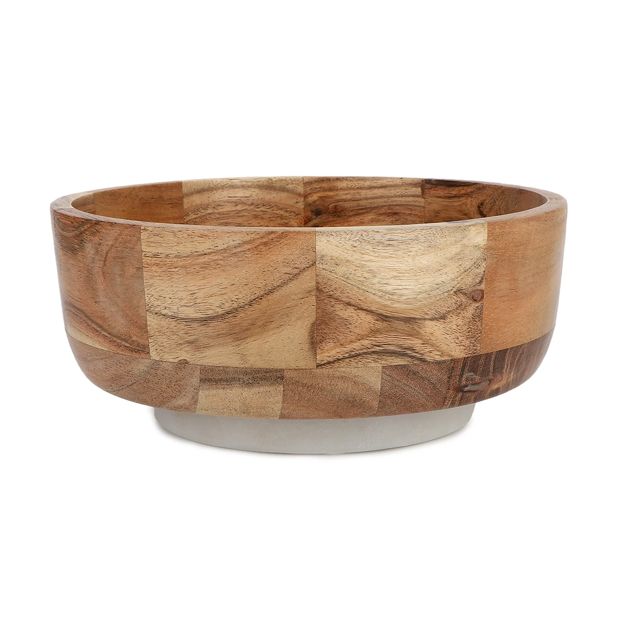 Acacia/Marble Fruit Bowl - Anko