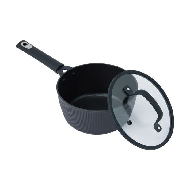 Linear Non-Stick Saucepan, 20cm  - Anko