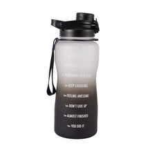 Daily Intake Flip Lid Drink Bottle, 2.1L Black Ombre - Anko
