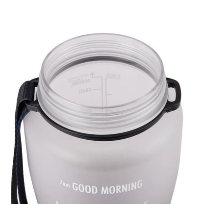 Daily Intake Flip Lid Drink Bottle, 2.1L Black Ombre - Anko