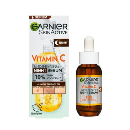 Garnier SkinActive Brightening Night Serum - Vitamin C