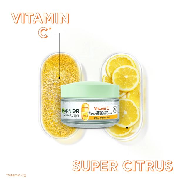 Garnier SkinActive Glow Jelly Moisturiser - Vitamin C & Citrus Extract