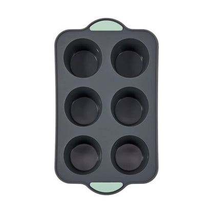 Silicone 6 Cup Muffin Pan - Anko
