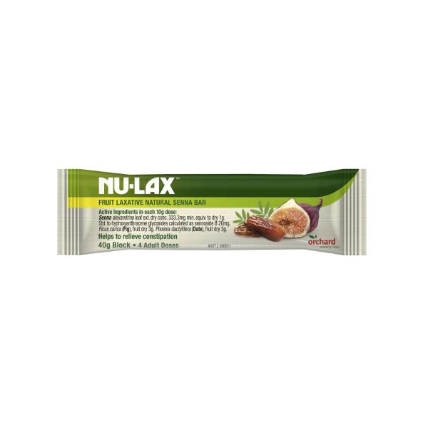 NULAX LAXATIVE FRUIT BAR 40G