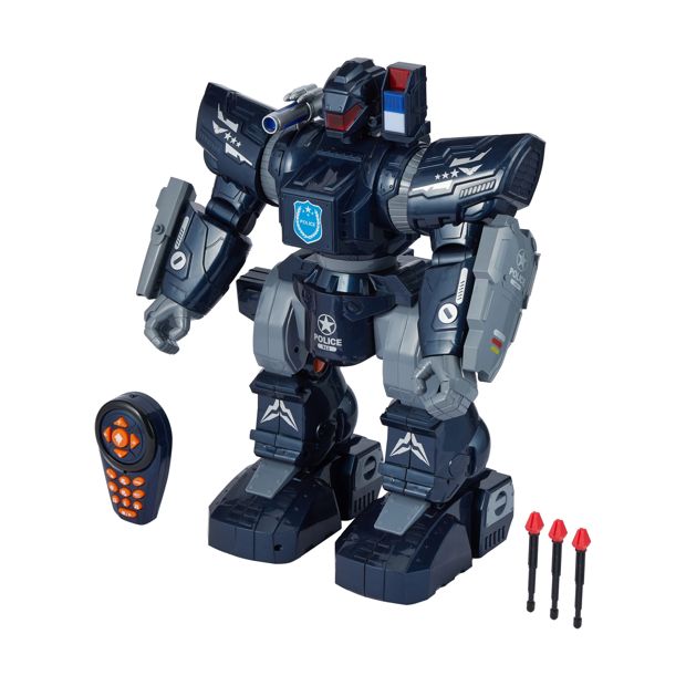 Remote Controlled Police Robot Toy - Anko