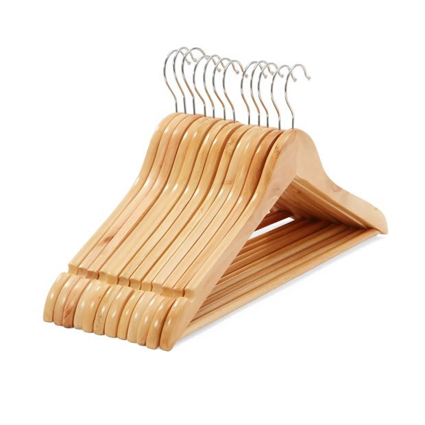 Wooden Hangers, 12 Pack - Anko