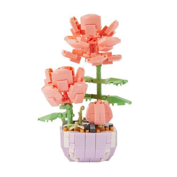 Mini Blocks Flower Series: Mini Flower Pot Playset, Assorted - Anko