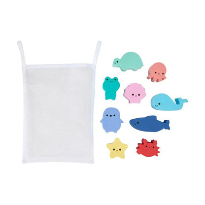 9 Piece Floating Bath Animal Blocks - Anko