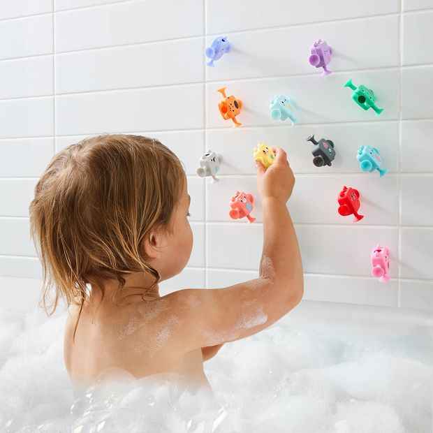 Suction Bath Friends, 12 Pack - Anko