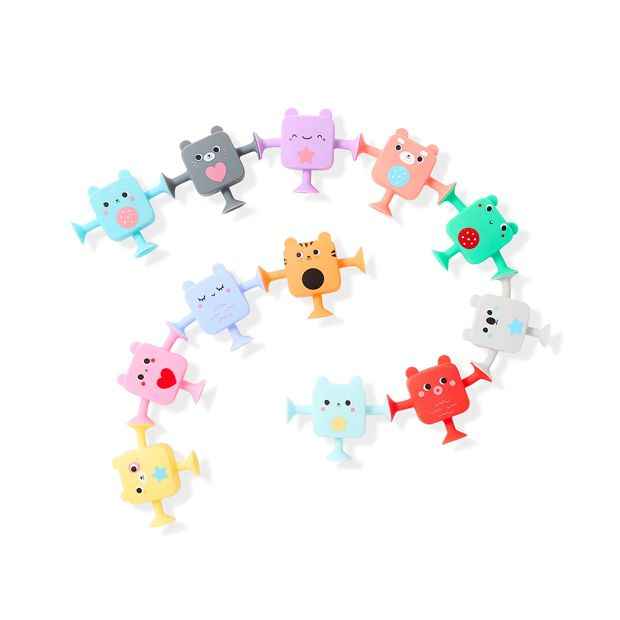 Suction Bath Friends, 12 Pack - Anko