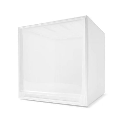 Modular Storage Drawer, Square Large White - Anko