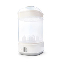 Electric Steam Bottle Steriliser, White and Grey - Anko