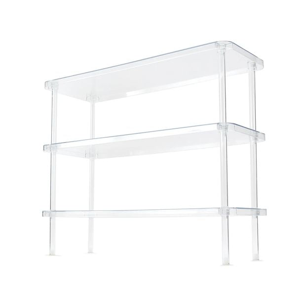 Shoe Rack, Clear 3 Tier