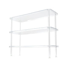 Shoe Rack, Clear 3 Tier