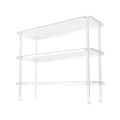 Shoe Rack, Clear 3 Tier