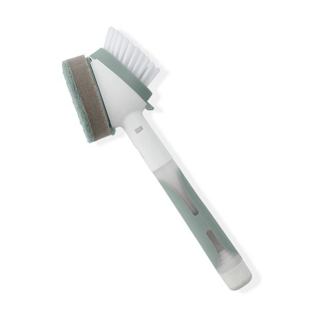 2-in-1 Dish Brush, White and Grey - Anko