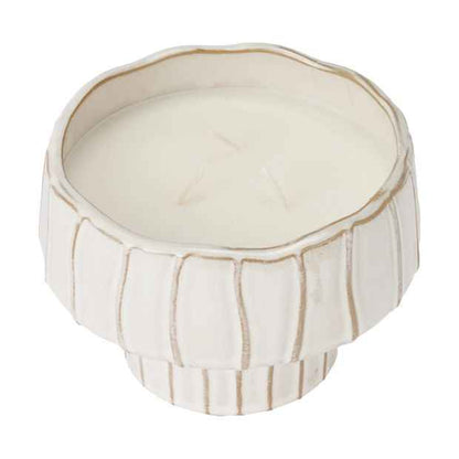 Sage and Moss Irregular Pedestal Fragrant Candle - Anko