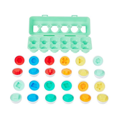 13 Piece Play & Learn Matching Eggs - Anko