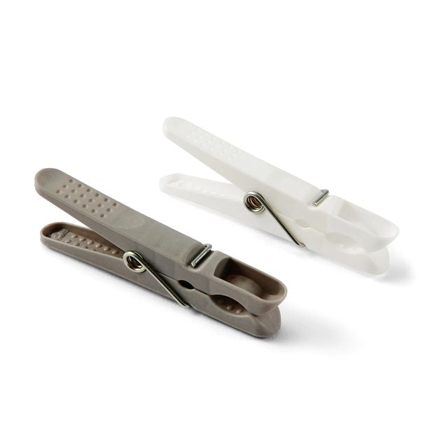 48 Pack Pegs,White and Grey - Anko