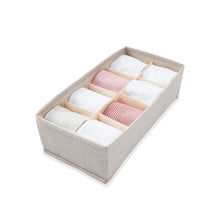 Adjustable Drawer Organiser, Linen Look Beige - Anko