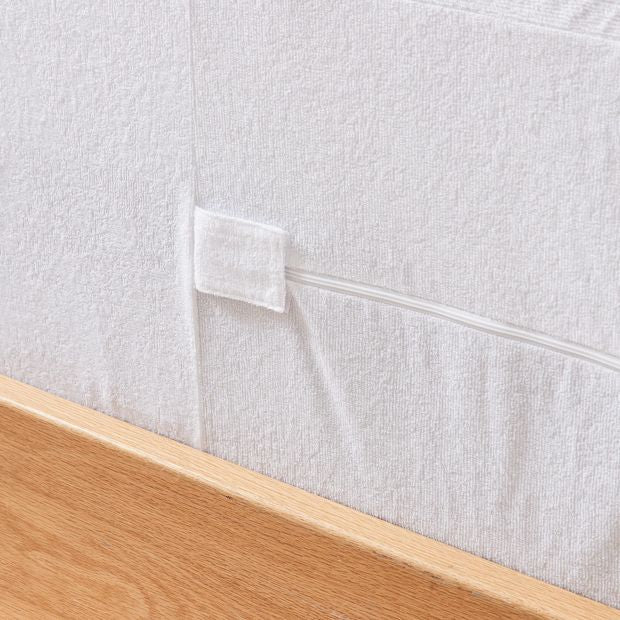 Bed Bug Resistant Fitted Mattress Encasement, Double Bed, White - Anko
