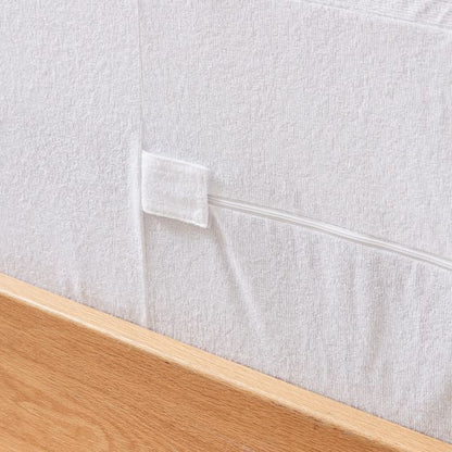 Bed Bug Resistant Fitted Mattress Encasement, Double Bed, White - Anko