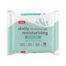 COLES DAILY MOISTURISING MICELLAR FACIAL WIPES 30PK