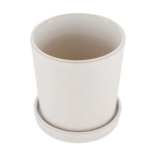 Pot with Saucer, White - Anko