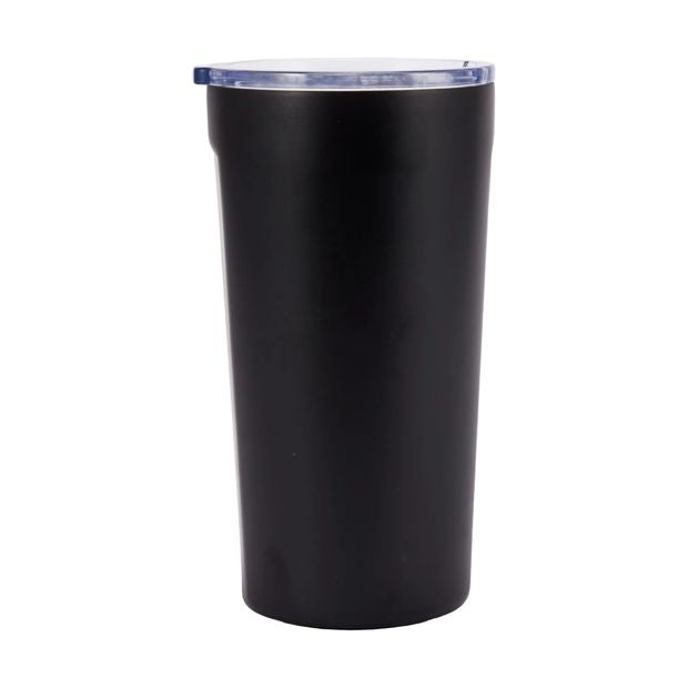 Black Stainless Steel Coffee Tumbler, 500ml - Anko
