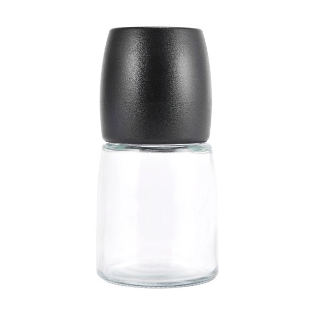 Glass Salt & Pepper Grinder, Black  - Anko