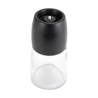 Glass Salt & Pepper Grinder, Black  - Anko