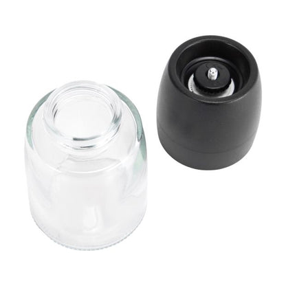 Glass Salt & Pepper Grinder, Black  - Anko