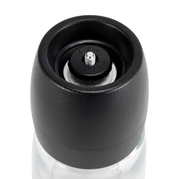 Glass Salt & Pepper Grinder, Black  - Anko