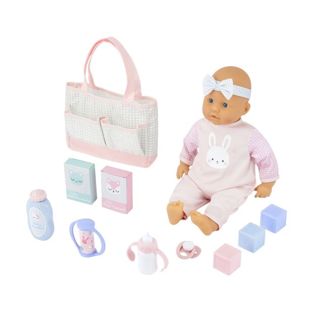 Doll with Accessories Set, 11 Piece - Anko