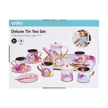 18 Piece Deluxe Tin Tea Playset - Anko