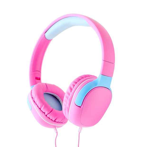 Over-Ear Wired Kids Headphones, Pink - Anko