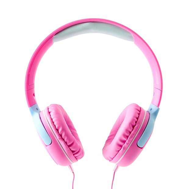 Over-Ear Wired Kids Headphones, Pink - Anko