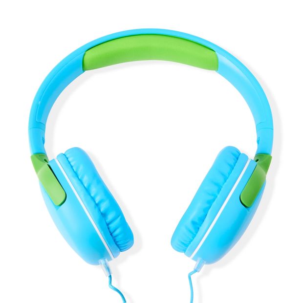Over-Ear Wired Kids Headphones, Blue - Anko