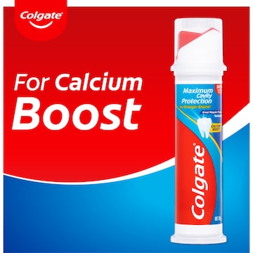 Colgate Toothpaste Maximum Cavity Protection Great Regular Pump 130g
