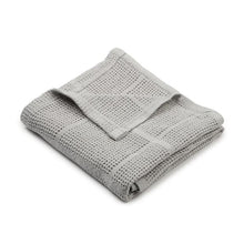Lightweight Cotton Blanket, Grey - Anko