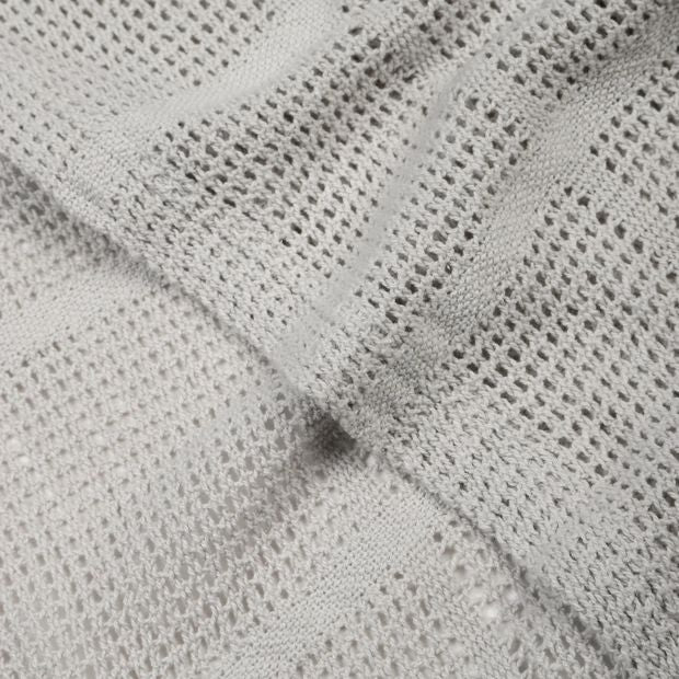 Lightweight Cotton Blanket, Grey - Anko