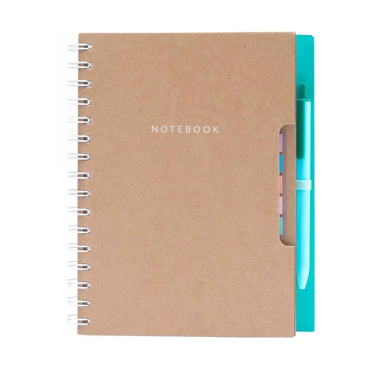 A5 Spiral Notebook with Memo and Pen