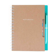 A5 Spiral Notebook with Memo and Pen