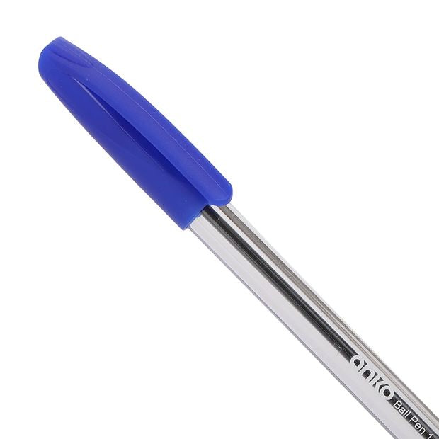 10 Pack Assorted Colours Ballpoint Pens - Anko