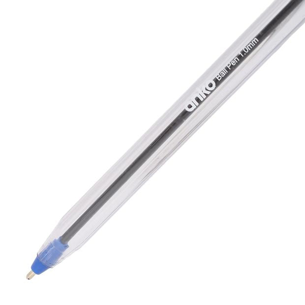 10 Pack Assorted Colours Ballpoint Pens - Anko