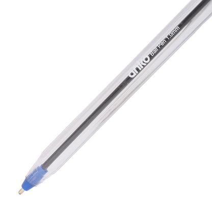10 Pack Assorted Colours Ballpoint Pens - Anko
