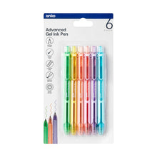 6 Pack Advanced Gel Ink Pens
