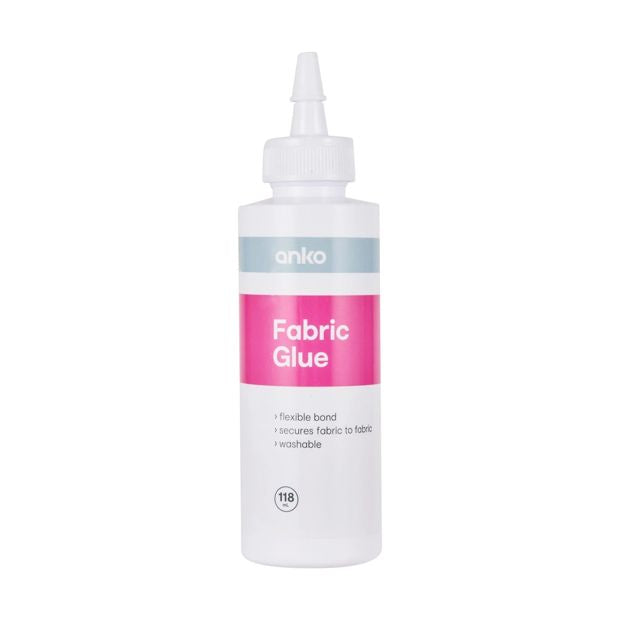 Fabric Glue, 118ml - Anko