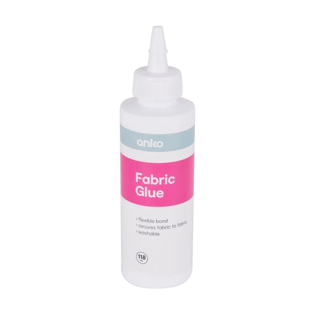 Fabric Glue, 118ml - Anko